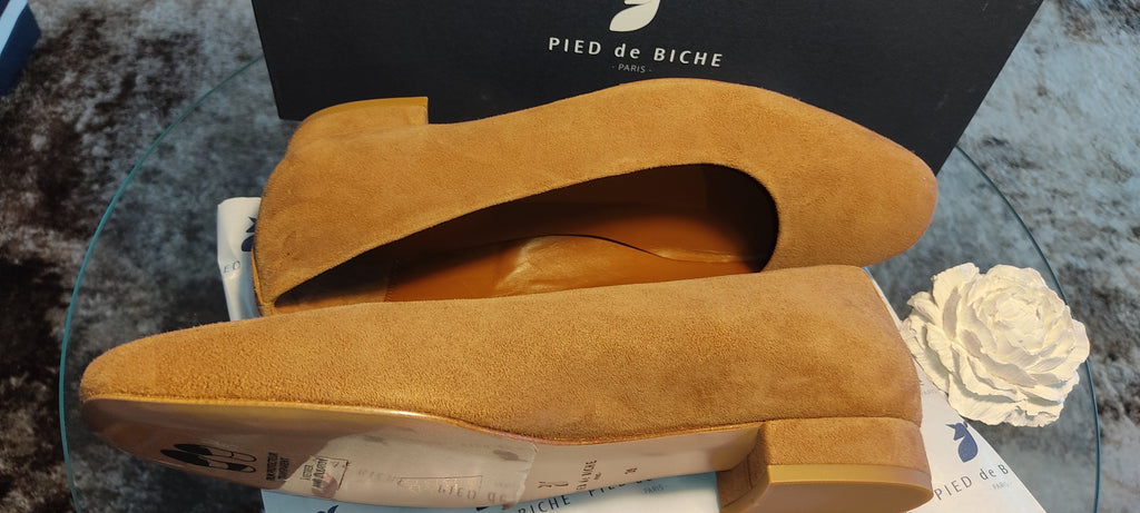 Pied de Biche Jane camel 38
