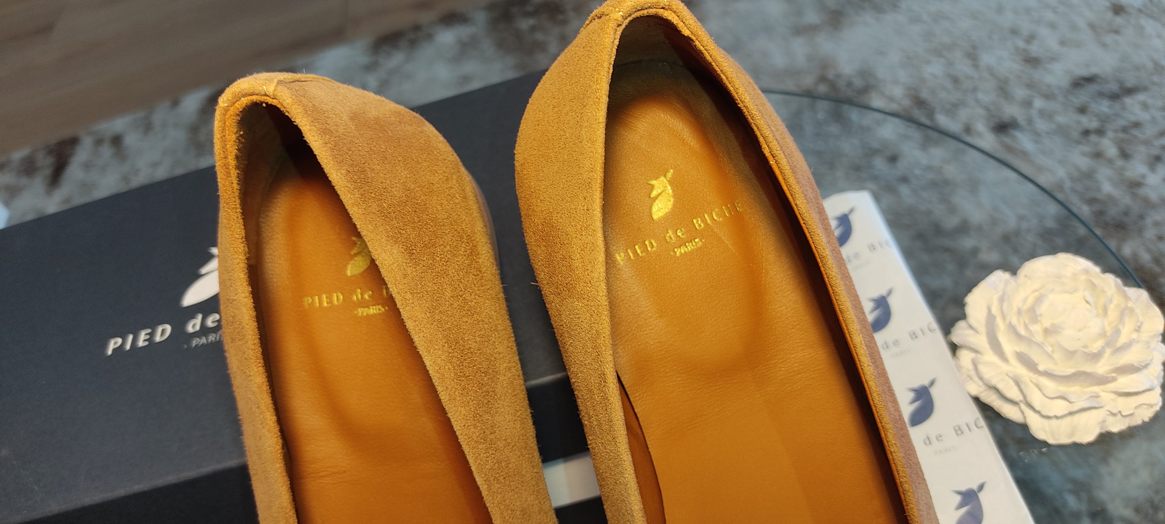 Pied de Biche Jane camel 38