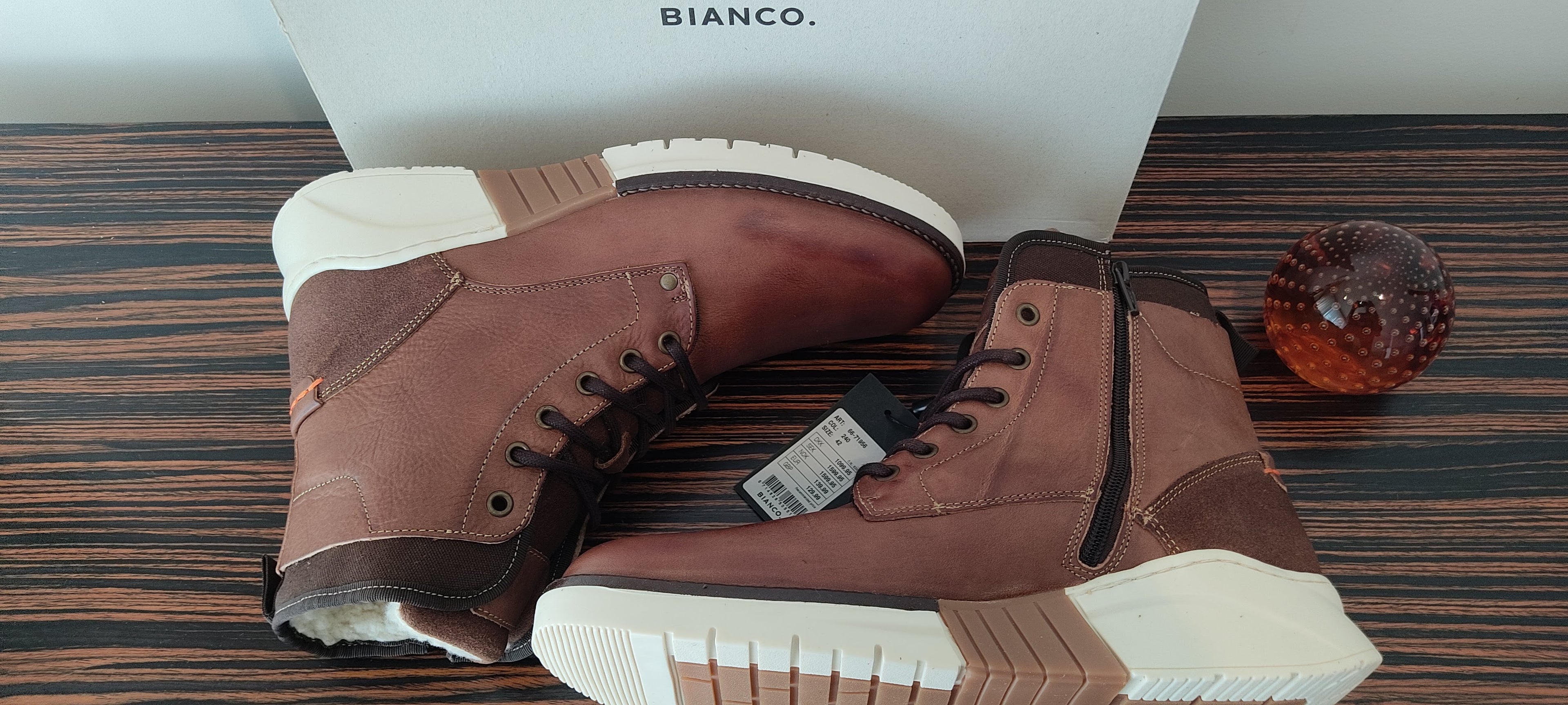 Boots Bianco camel